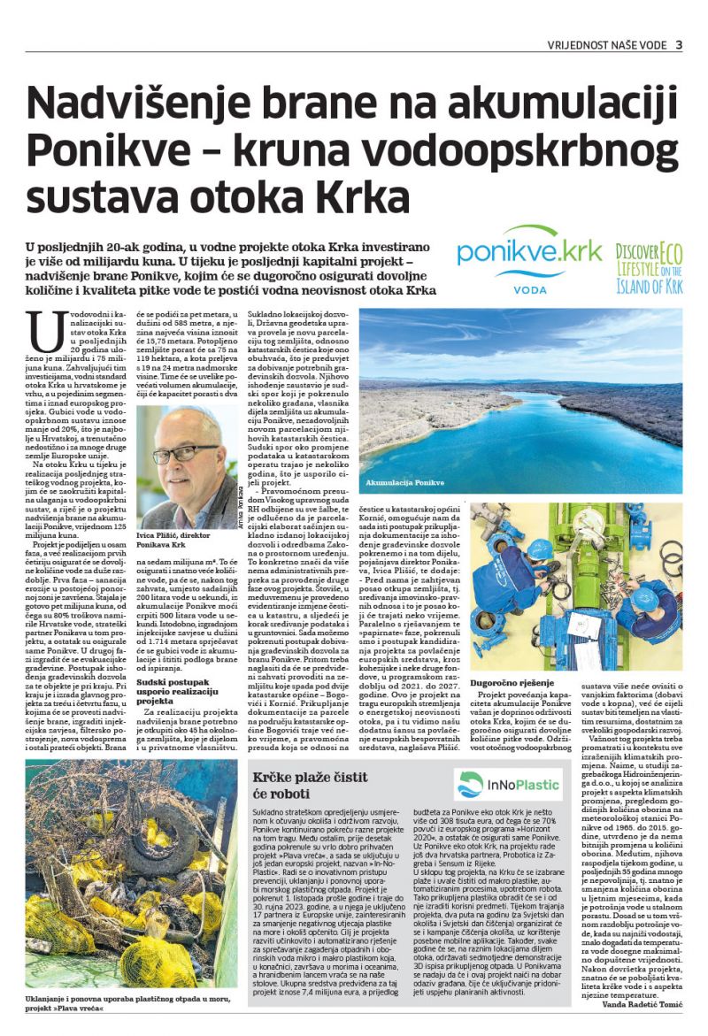 Novi list - dan voda - ožujak 2021.