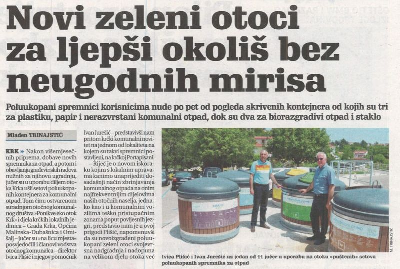 Novi zeleni otoci za ljepši opkoliš bez neugodnih mirisa